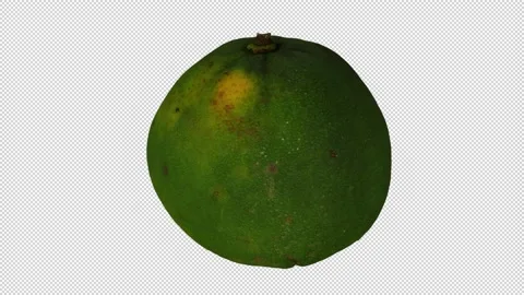 Rotating Lime on Transparent Background (Looping with Alpha Channel) Stock Footage 146718733