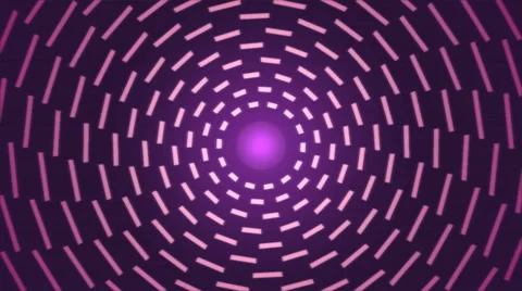 Rotating Lines of Light Animation - Loop Purple Stock Footage 49274657