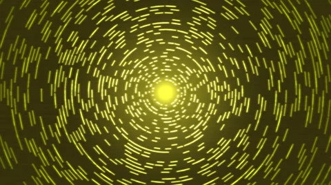 Rotating Lines of Light Animation - Loop Yellow Stock Footage 49277199