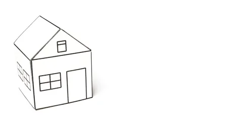 Rotating Little Paper Home, Loop Stock Footage 52720685