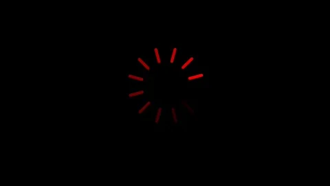 Rotating Loading Spinner Animation | Circular Loop | Transparent Background Stock Footage 310326685
