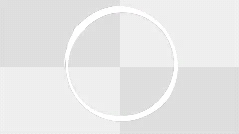 Rotating loading wheel in hand drawn style on a black background. Hand drawn 動画素材 334665377