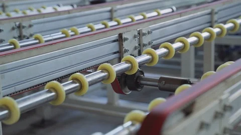 Rotating machine shafts Stock Footage 102337360