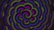 Rotating Magical Spirals Stock Footage