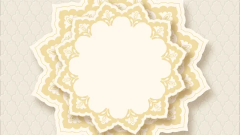 Rotating mandala animation for Ramadan, Diwali Stock Footage 329030796