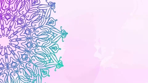 Rotating mandala background Stock Footage 226284315