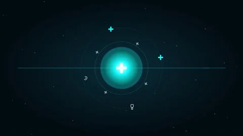 Rotating Medical Technology Core Stock Footage 341683868