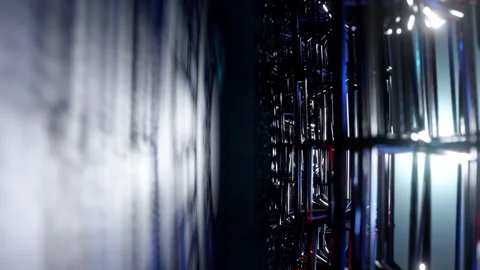 Rotating Metal Structure Loop Stock Footage 279910765