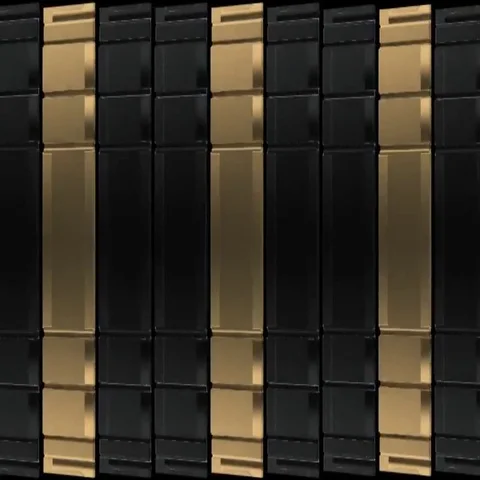 Rotating metallic columns motion background Stock Footage 69710902