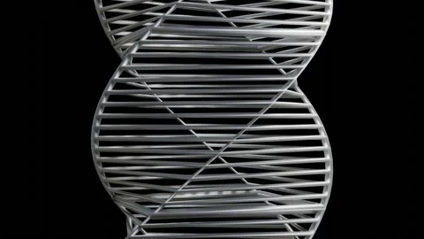 Rotating metallic wire frame animation seamless looping Stock Footage 136343599