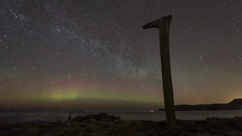 Rotating Milky Way Stock Footage 87782376