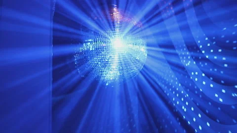 Rotating mirror ball, disco ball. Stock Footage 126124072