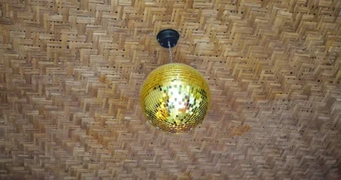 Rotating Mirror Disco Ball. Dancing or Party Concepts. Stock Footage 286430919