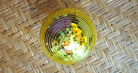 Rotating Mirror Disco Ball. Dancing or Party Concepts. Stockbeeldmateriaal 286814758