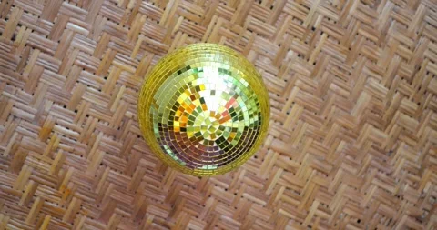 Rotating Mirror Disco Ball. Dancing or Party Concepts. Stockbeeldmateriaal 286816860