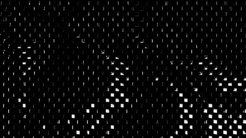 Rotating mirror plates on a black background - Creative Design Element. Stock-Footage 148981286