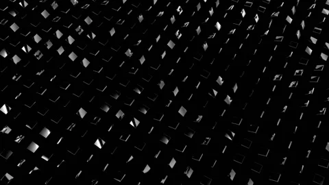 Rotating mirror plates on a black background - Creative Design Element. Stock-Footage 148981303