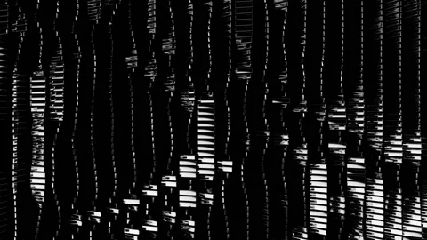 Rotating mirror plates on a black background - Creative Design Element. Stock-Footage 148981334