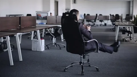 Rotating  motion of the man in classic suit. Stock Footage 70484791