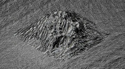 Rotating Mountain Stock Footage 64657724