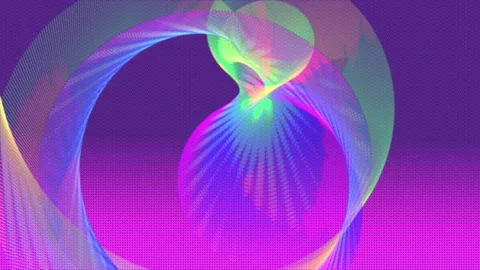 Rotating moving abstract shapes 스톡 동영상 86781746