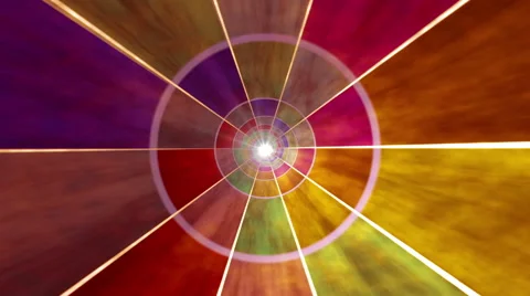 Rotating multi-colored mosaic Stock Footage 62402883