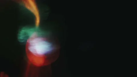 Rotating multi-colored neon sci-fi psychodelic glittering background Stock Footage 149143751