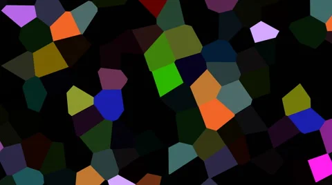 Rotating multicolored shards Stock Footage 42722884