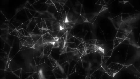 Rotating network.Microstructure software. Seamless loop. Stock Footage 102350479