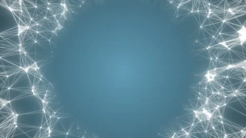 Rotating neural network.Motion background. Seamless loop. Stock Footage 102396605