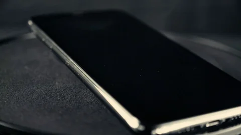 Rotating new smartfon 4K video Stock Footage 124849606