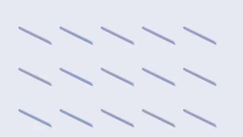 Rotating objects pattern. Animation of colorful geometric figures levitation. Stock Footage 133939587