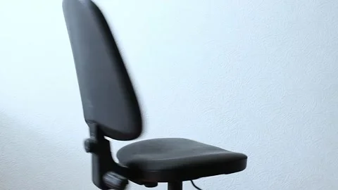 Rotating office chair Stock Footage 152704743