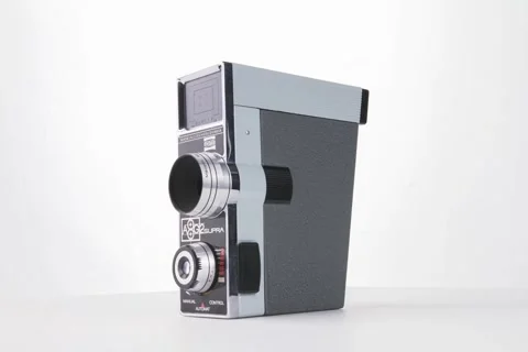 Rotating old camera Stock Footage 271369065