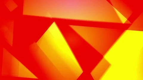 Rotating Orange Geometrical Figures Motion Animation Background Stock Footage 75795494