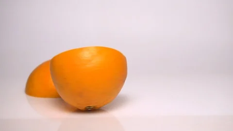 Rotating orange slice Stock-Footage 101632071
