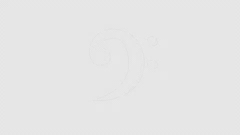 Rotating Overlay Musical Note 库存影片 320973848