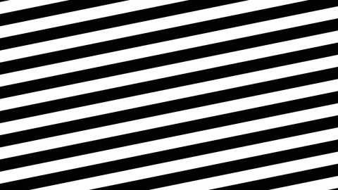 Rotating parallel black and white lines Stock Footage 134345689