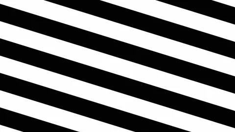 Rotating parallel black and white lines Stock Footage 134345715