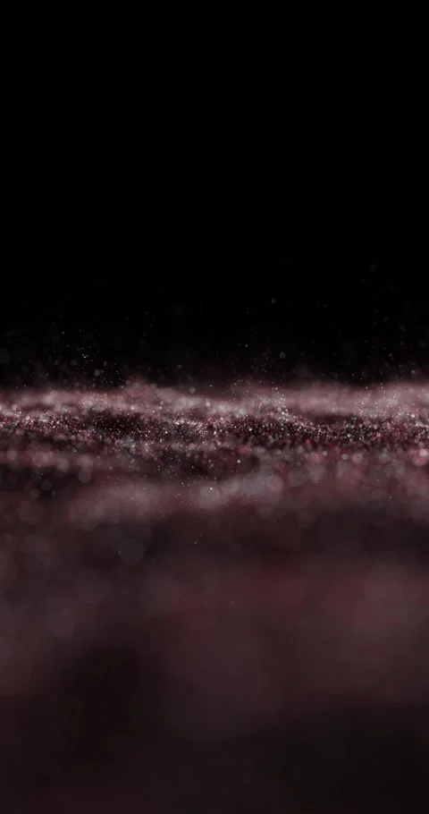 Rotating particles on a wavy surface vertical loop animation Video stock 346630715