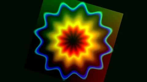 Rotating pattern Stock Footage 10864453