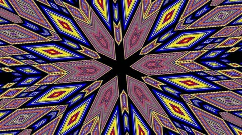 Rotating pattern Stock Footage 15155326