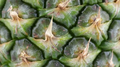 Rotating pineapple (close-up loopable video) Stock Footage 84452571