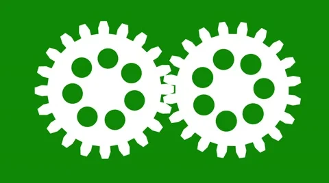 Rotating pinion gear Stock Footage 49442254