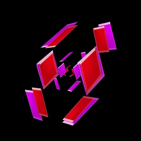 Rotating plains motion background Stock Footage 69707886