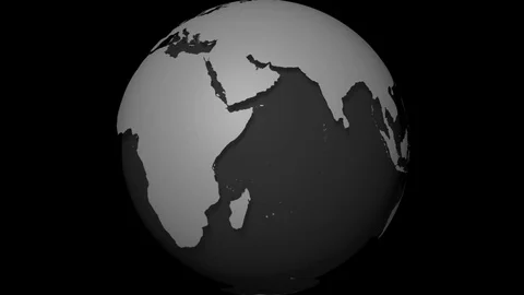 Rotating Planet Earth Stock Footage 83487641