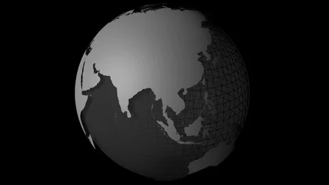 Rotating Planet Earth Stock Footage 83487649