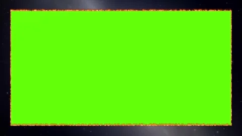 Rotating Planet Earth in Space with Green Screen Chroma Key Frame Stock Footage 345120503