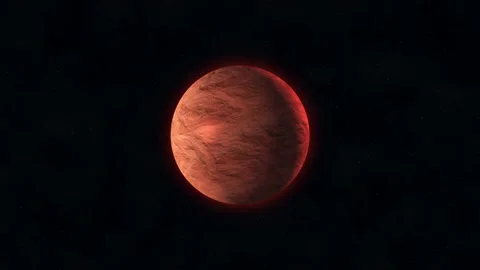 Rotating planet mars. Looped motion. View from space. 3d 動画素材 162064536