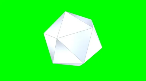 Rotating polyhedron Stock Footage 51995440